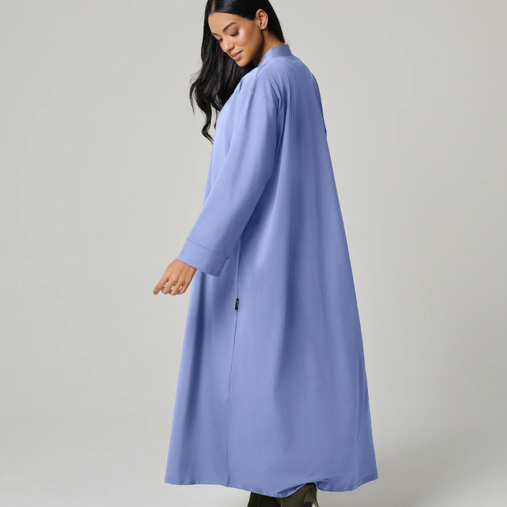 Mulu - Women's Classic Abaya - Light Blue