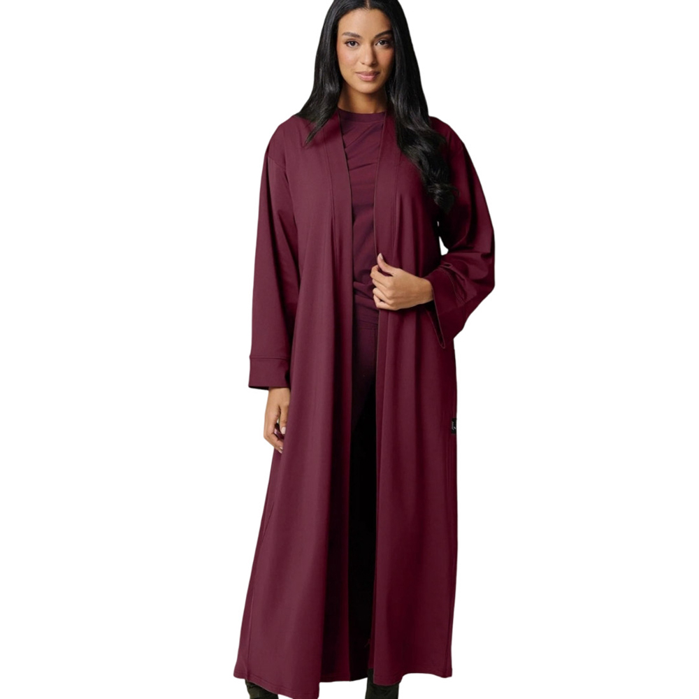 Mulu - Women's Classic Abaya - Maroon