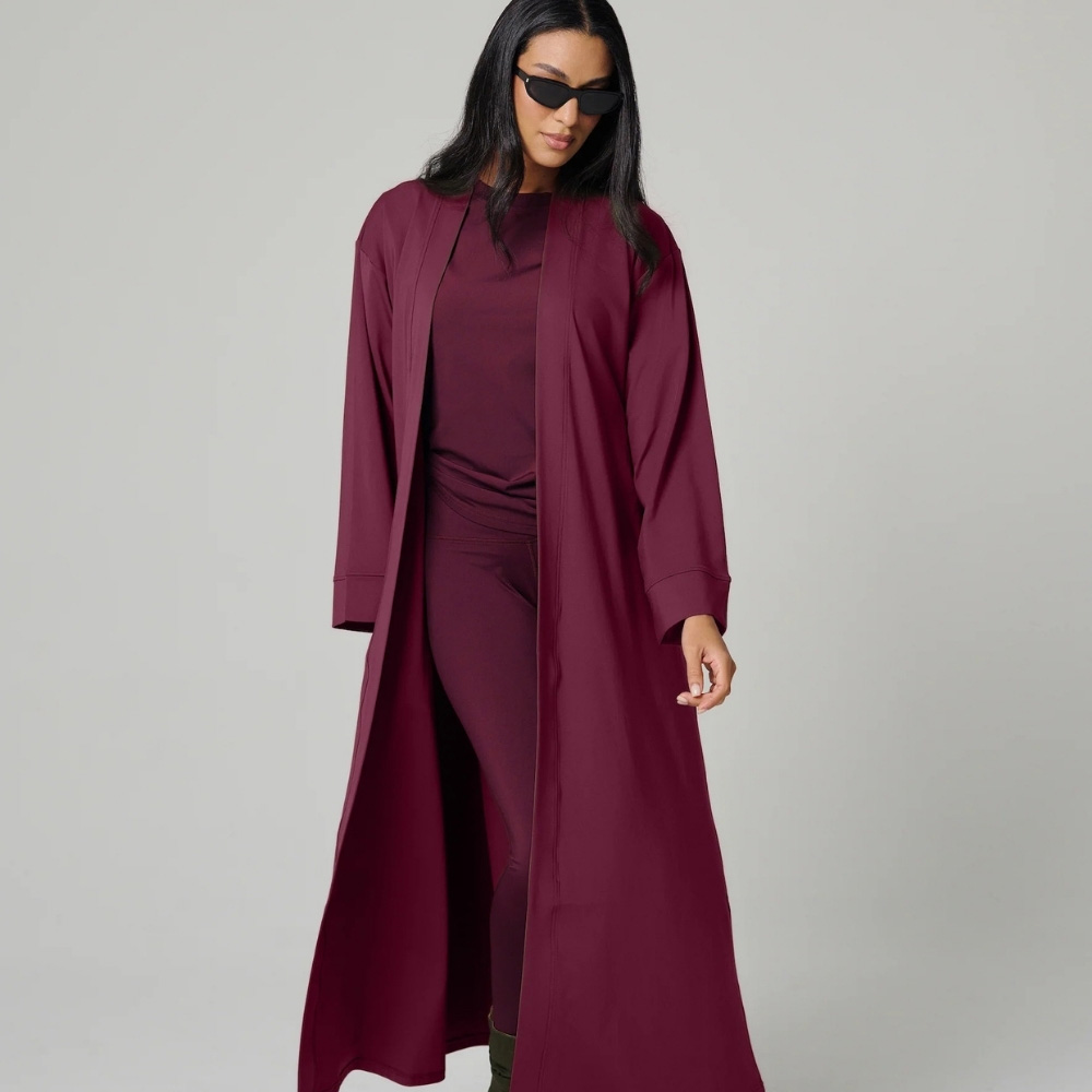 Mulu - Women's Classic Abaya - Maroon