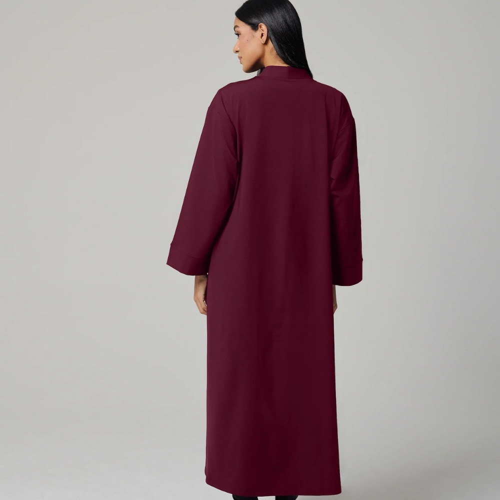Mulu - Women's Classic Abaya - Maroon