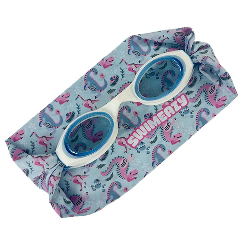Swimeazy - Tiny Roar Headband And White Goggle