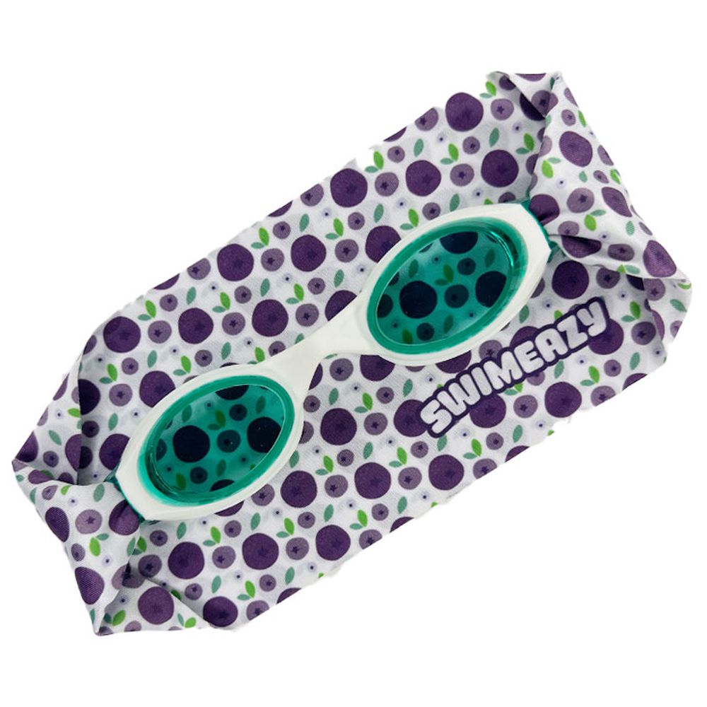Swimeazy - Berri Pop Headband And White Goggles