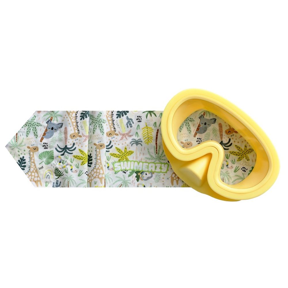 Swimeazy - Jungle Joy Headband With Yellow Mask - Yellow
