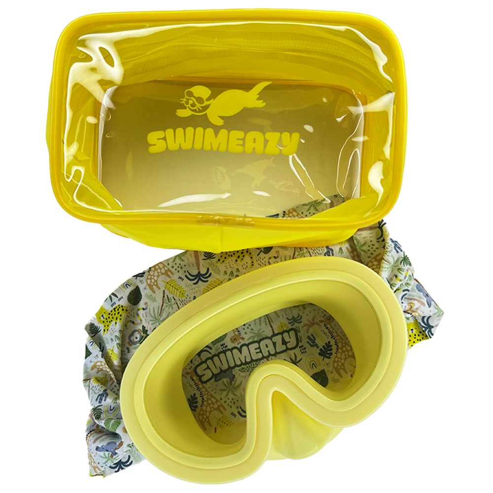Swimeazy - Jungle Joy Headband With Yellow Mask - Yellow
