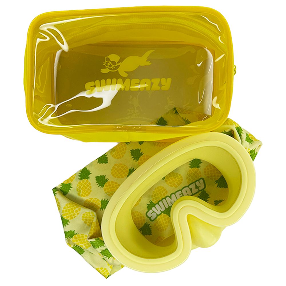 Swimeazy - Pina Pop Headband And Yellow Mask
