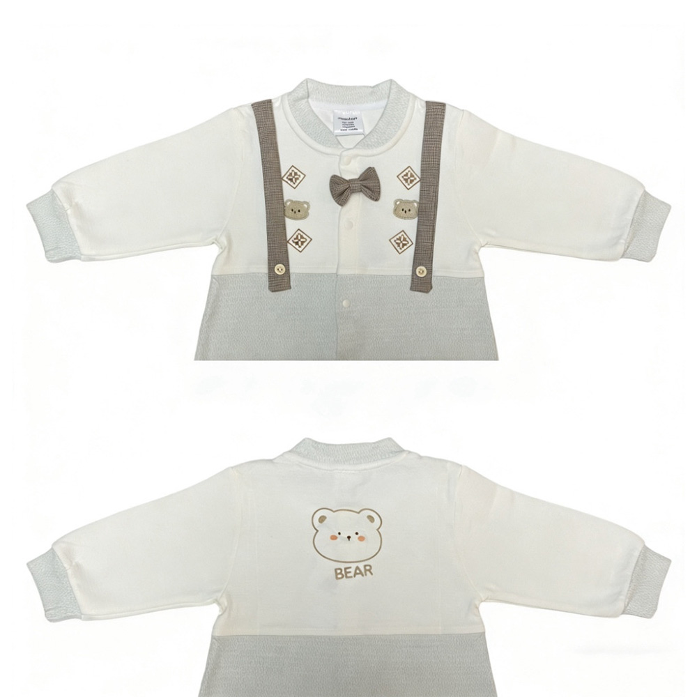 Hongyuer Baby Boy's Gentleman Bear Jumpsuit