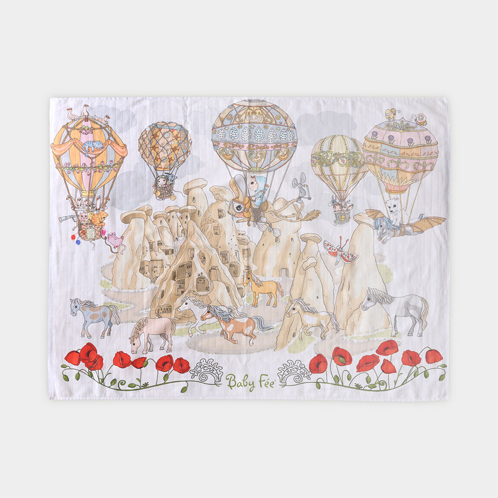 Baby Fee Cappadocia Muslin Blanket & Bib Gift Set
