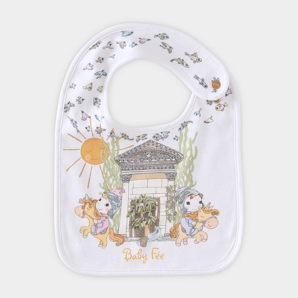 Baby Fee Ephesus Muslin Blanket, Bib & Burp Cloth Gift Set