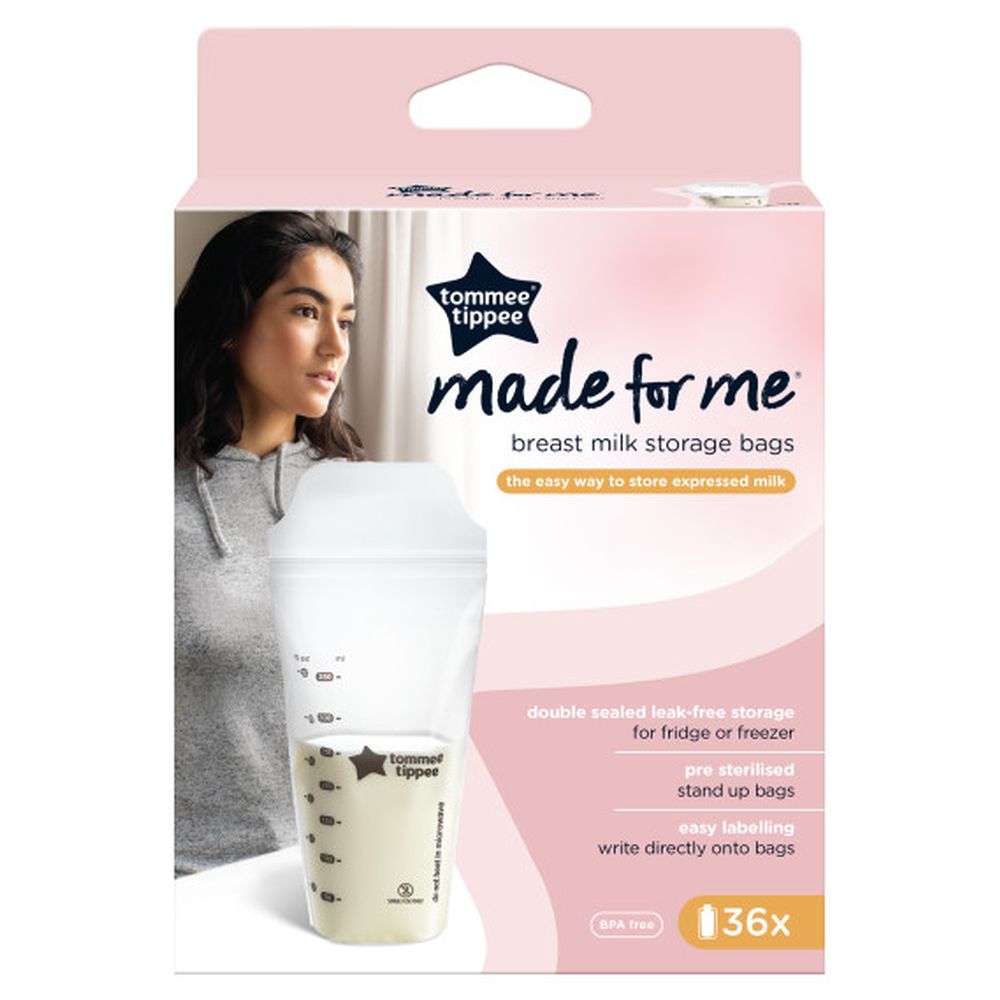 Tommee Tippee - Closer To Nature Milk Storage Bags - 36 Pcs