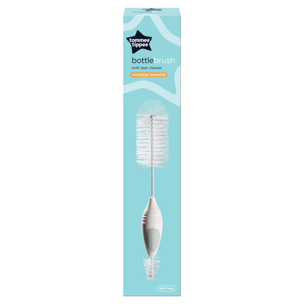Tommee Tippee - Bottle & Teat Cleaning Brush - Grey