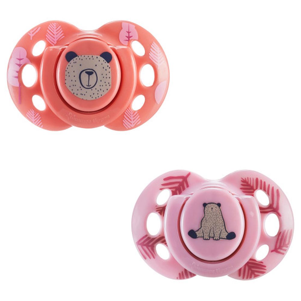 Tommee Tippee - Fun Soothers - 6-18M - Color May Vary - 2 Pcs