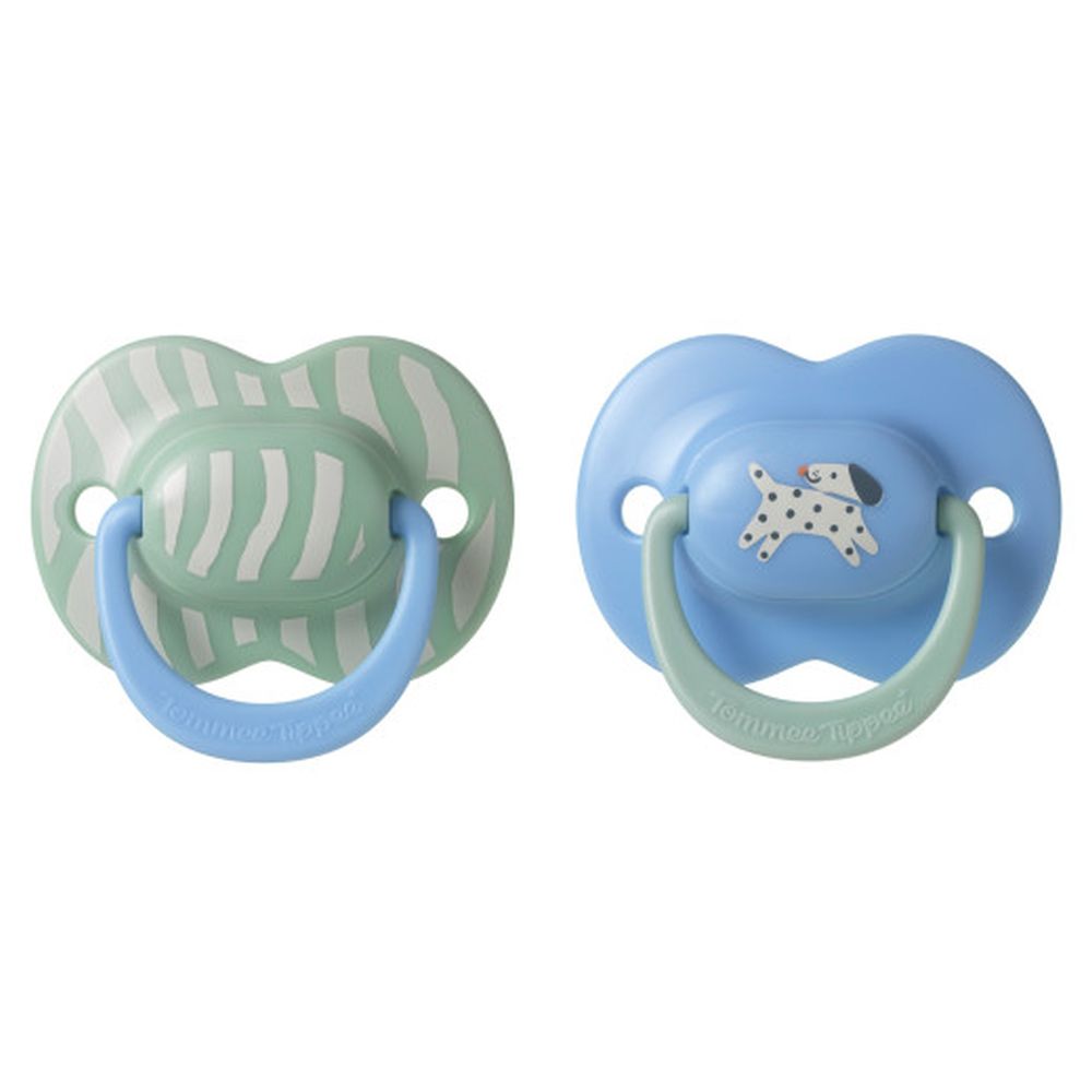 Tommee Tippee - Ultra Fit Silcone Soother - 6-18M - Boy Deco - Color May Vary - 2 Pcs