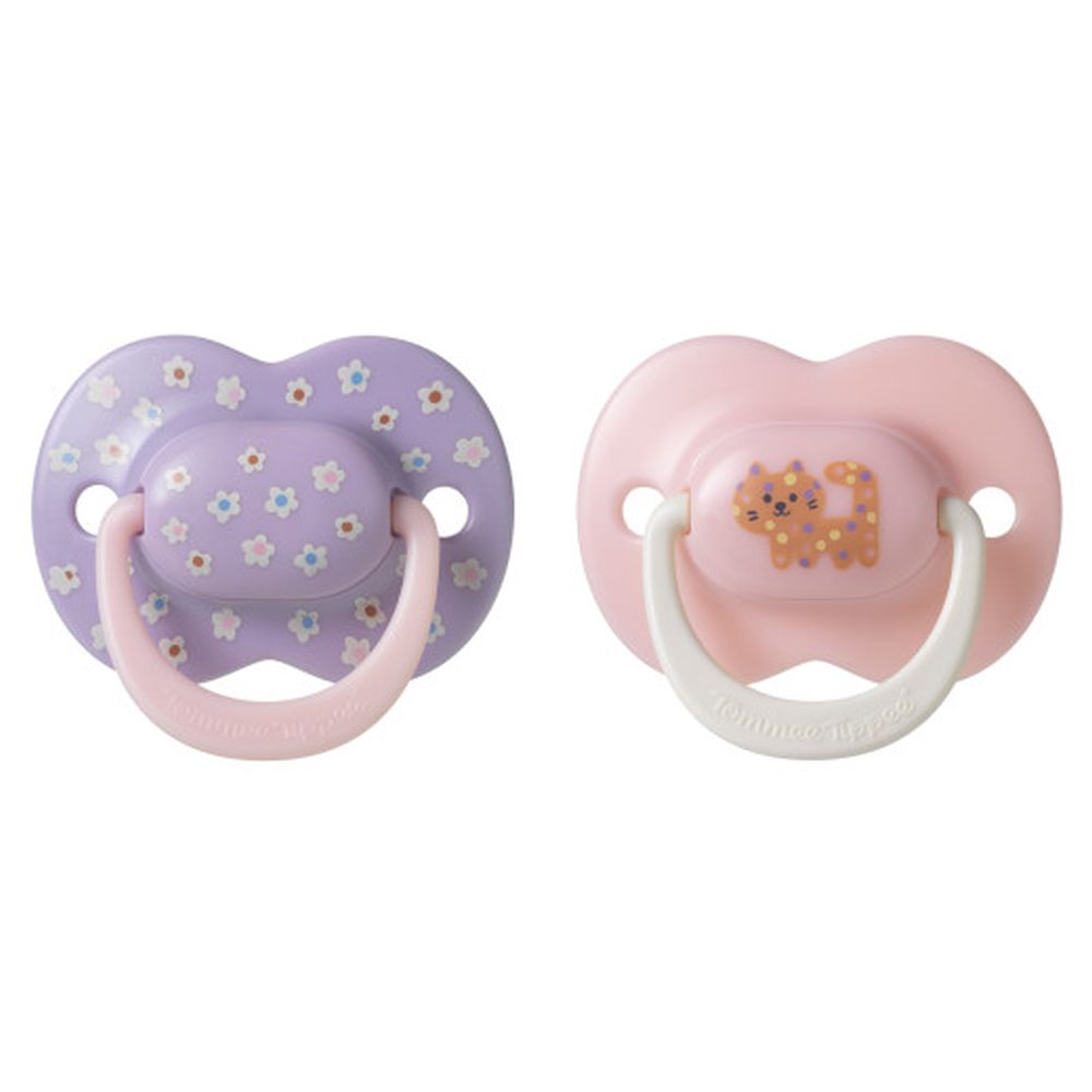 Tommee Tippee - Ultra Fit Silcone Soother - 6-18M - Girl Deco - Color May Vary - 2 Pcs