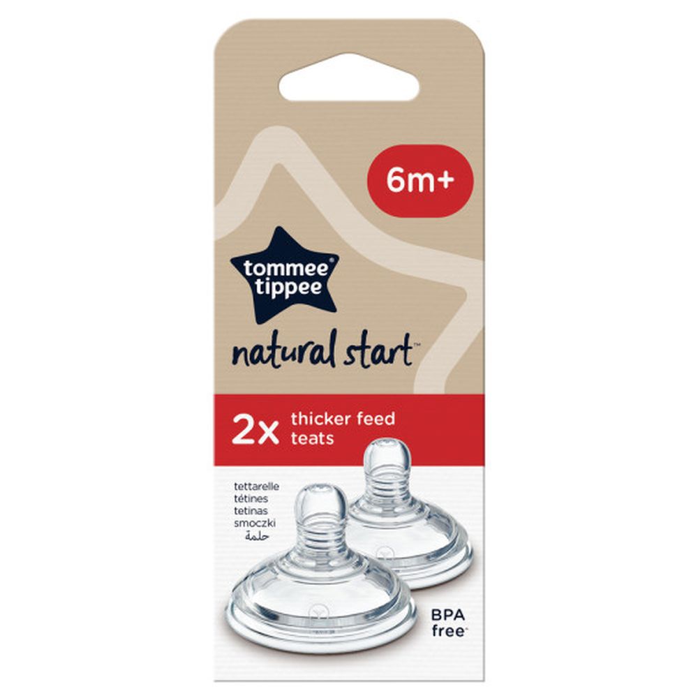 Tommee Tippee - Natural Start Thick Flow Teat - 2 Pcs