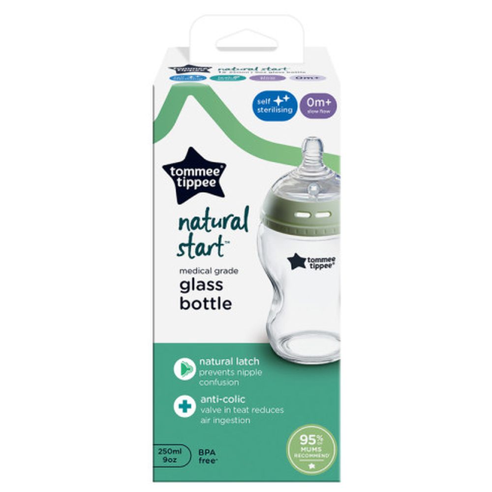 Tommee Tippee - Natural Start Glass Bottle - 250 ml