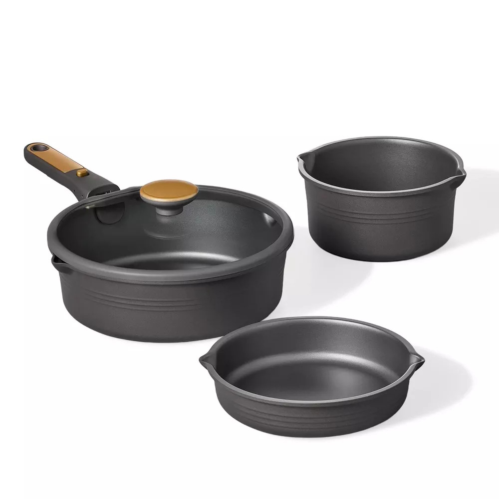 Carote - Nonstick Cookware Set With Detachable Handle - 24Pc-Set