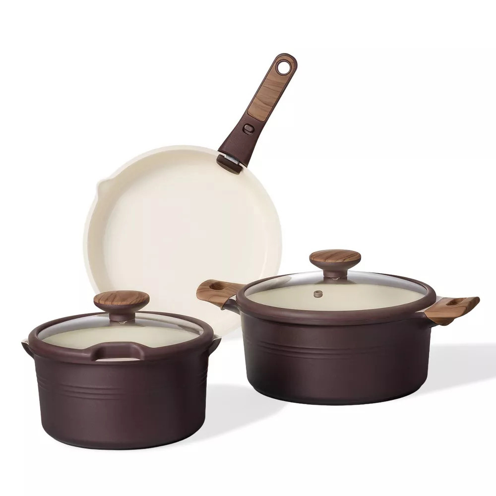 Carote - Ceramic Nonstick Cookware Set - 24Pc-Set