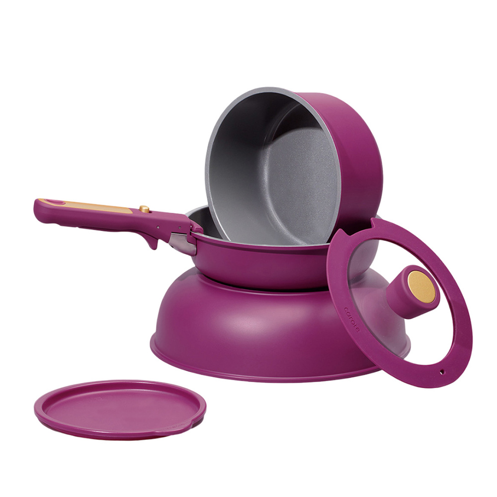 Carote - Ceramic Cookware Set With Detachable Handle - 6Pc-Set