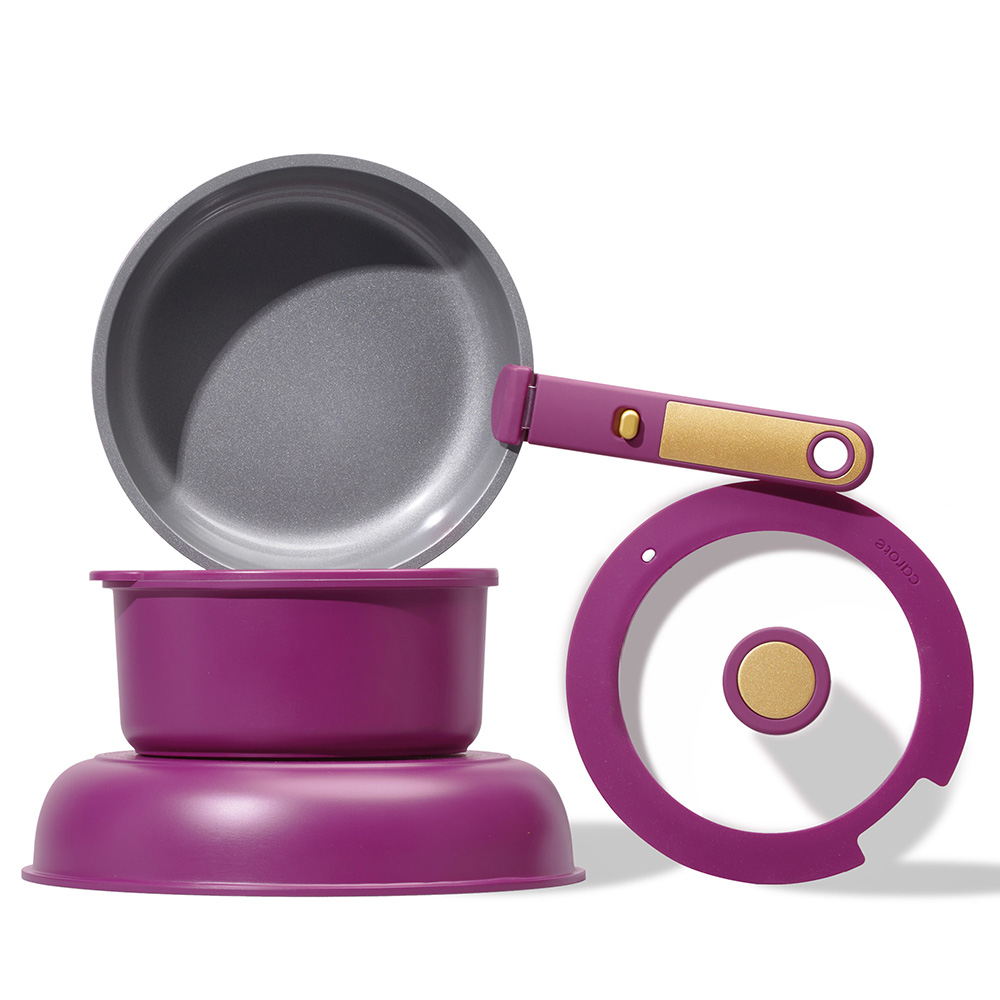 Carote - Ceramic Cookware Set With Detachable Handle - 6Pc-Set