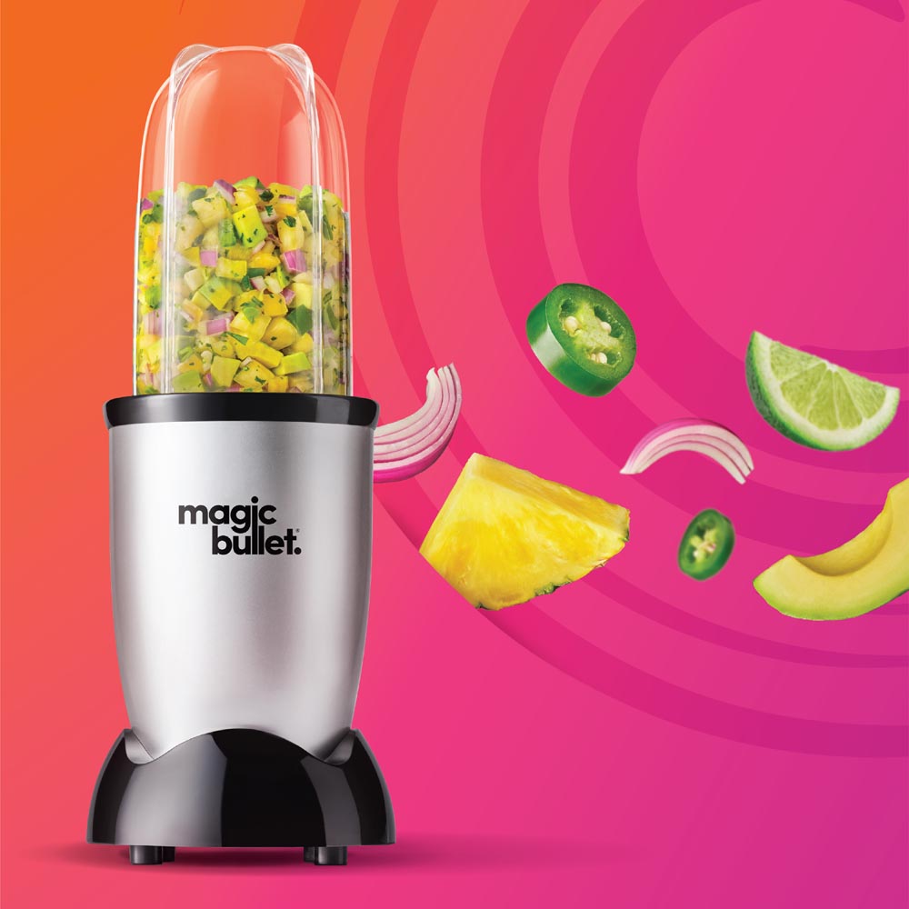 Nutribullet Magic Bullet Blender - 400W - Silver - 11Pc-Set