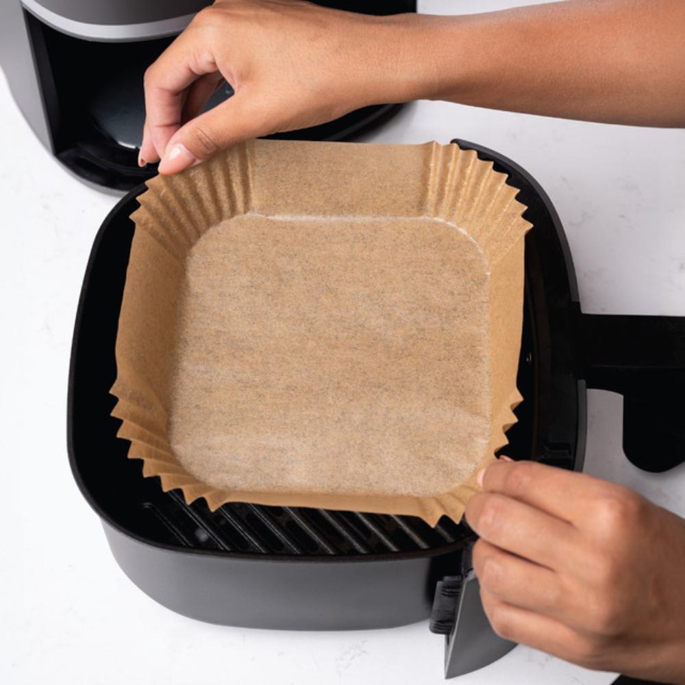 Nutricook - Air Fryer Liners - Beige - 100 Pcs - 16 cm