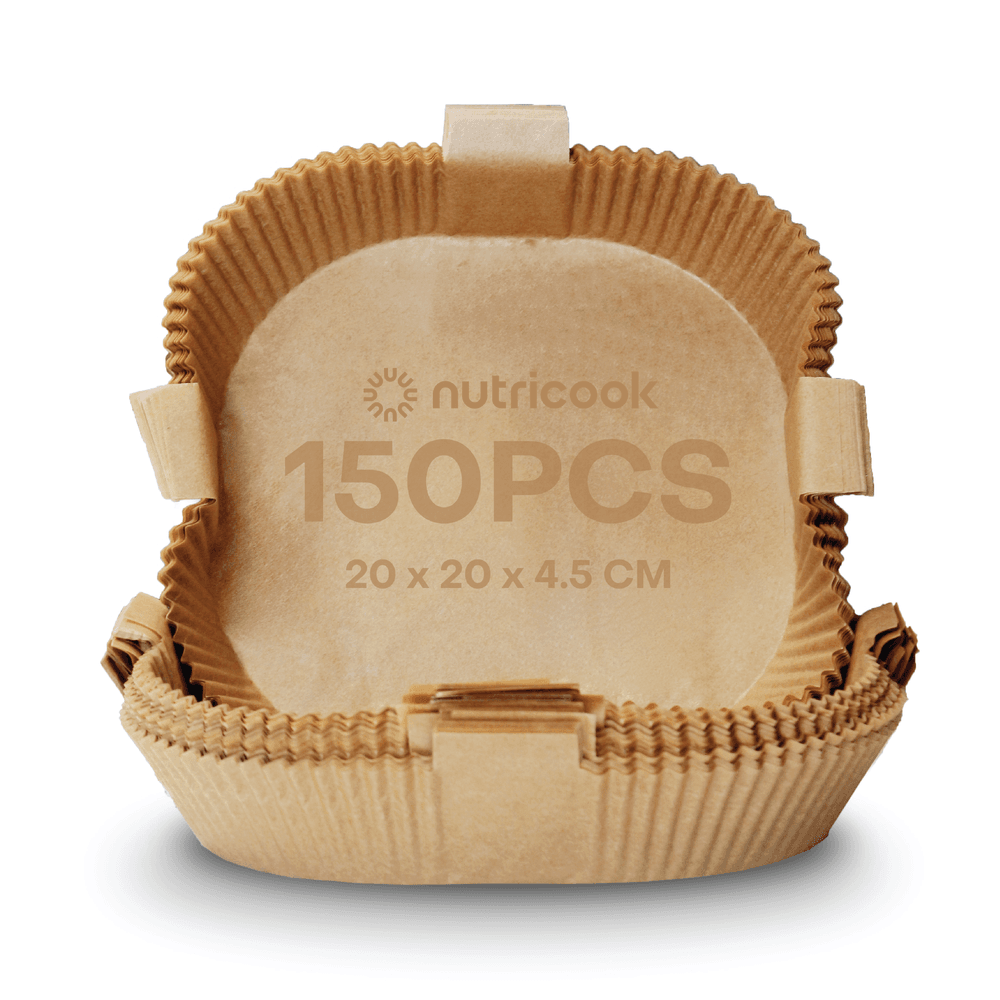 Nutricook - Air Fryer Liners - Beige - 150 Pcs - 20 cm