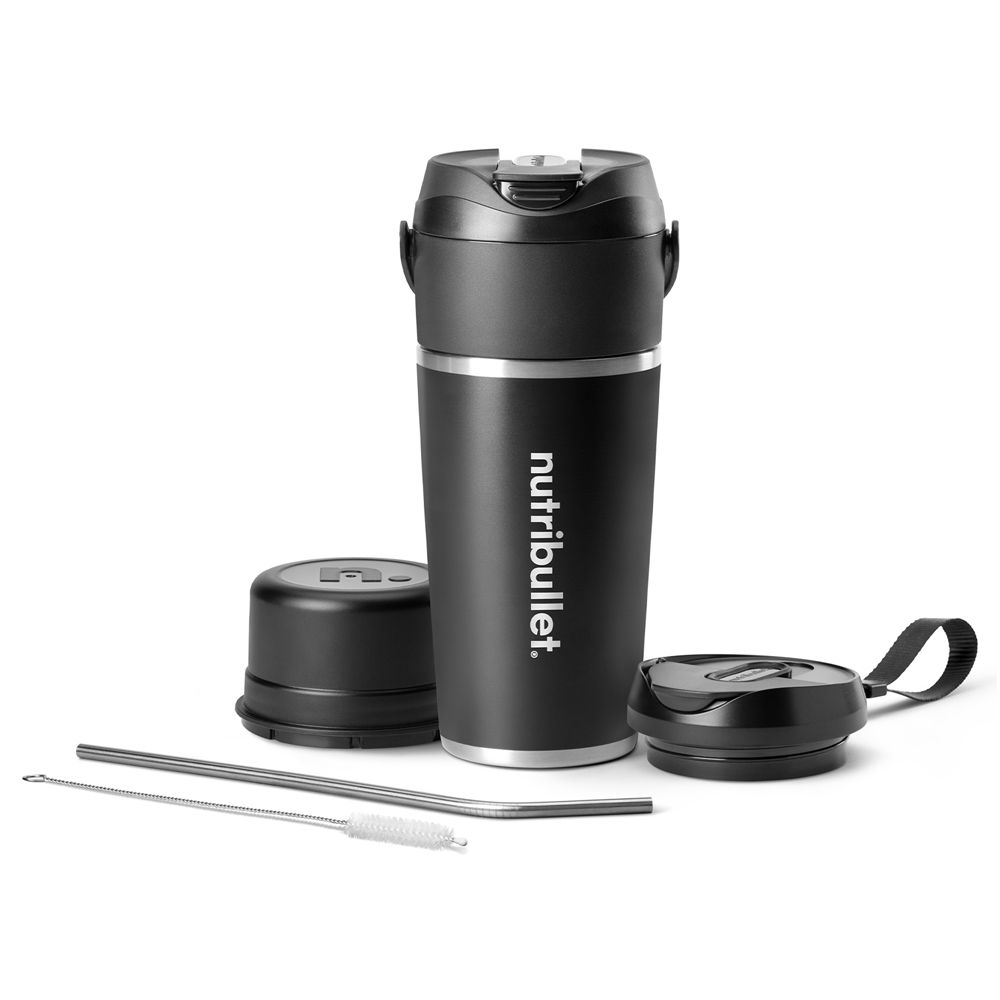 Nutribullet Flip Portable Blender Set - Black - 8Pc-Set