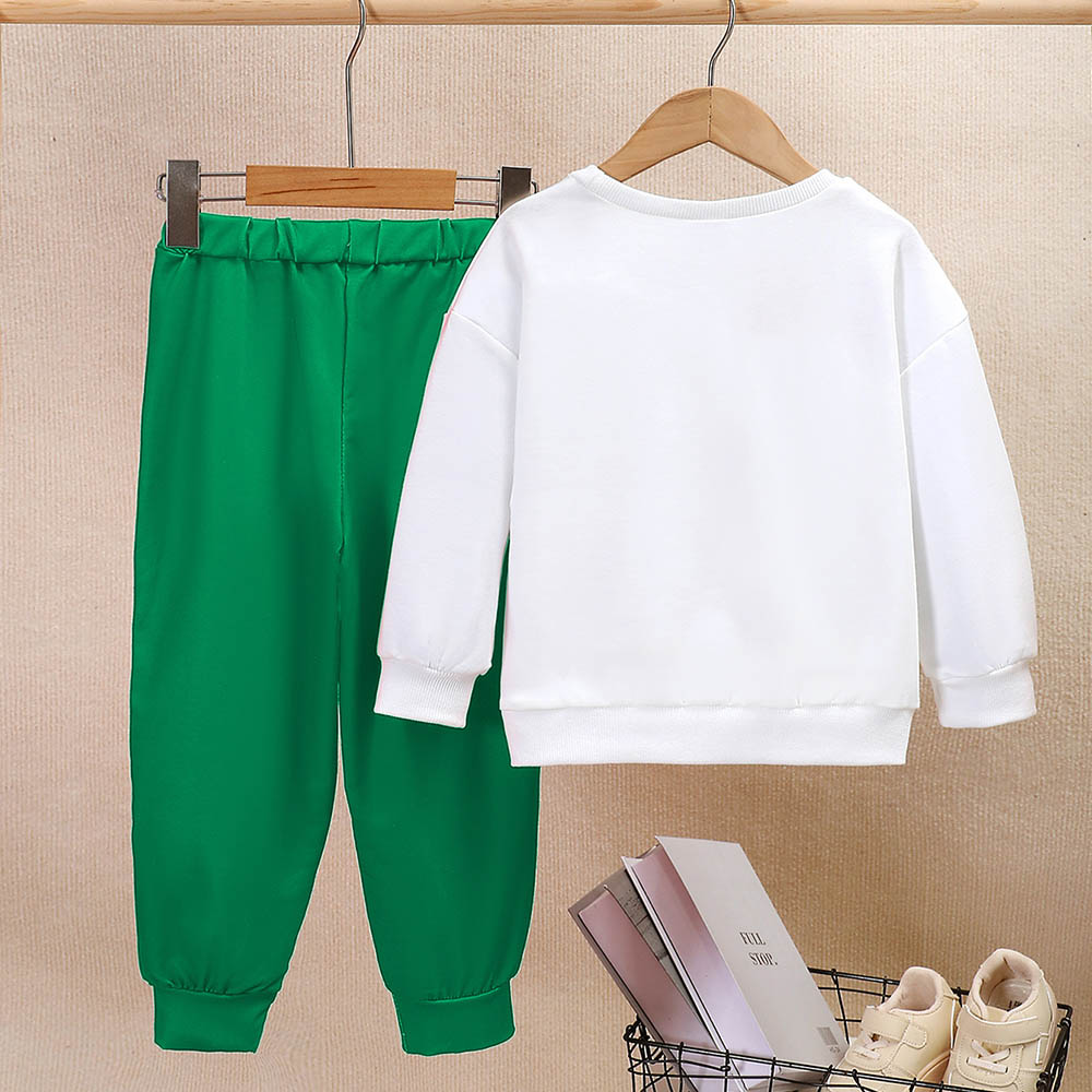 Brownbark Boy's Bear Printed T-Shirt and Joggers - 2 Pcs