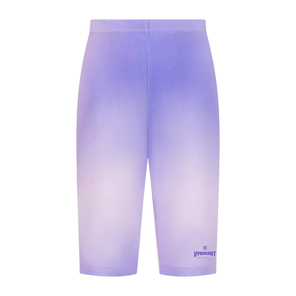 Vybrunt Girl's Eludie Oversized T-Shirt and Biker Shorts - Lavender - 2 Pcs