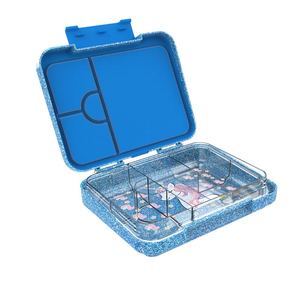 Starmarz - 4-6 Compartments Bento Glitter Lunch Box - 1195 ml