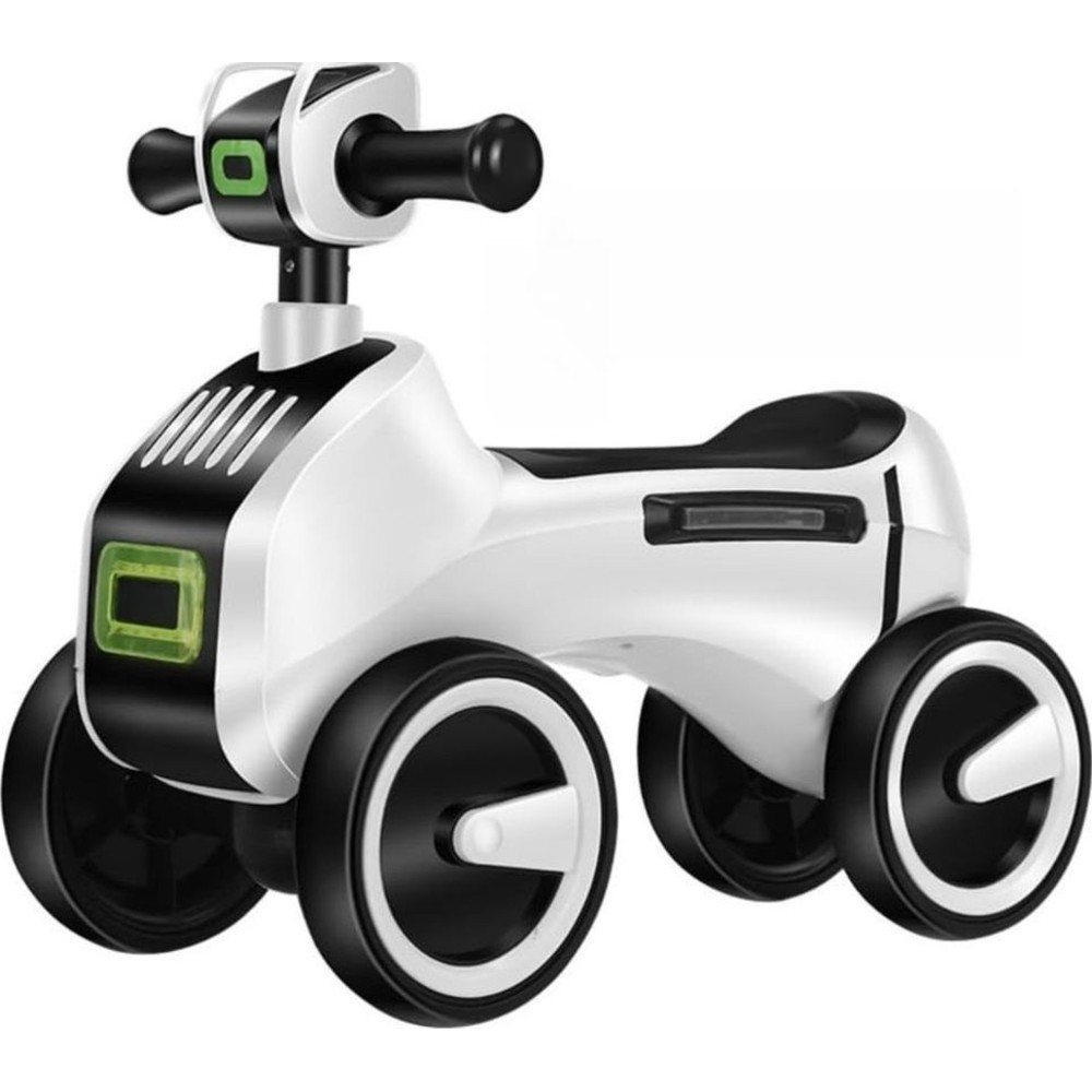 Starmarz - Kids LED Foot-To-Floor Ride-On Scooter - White