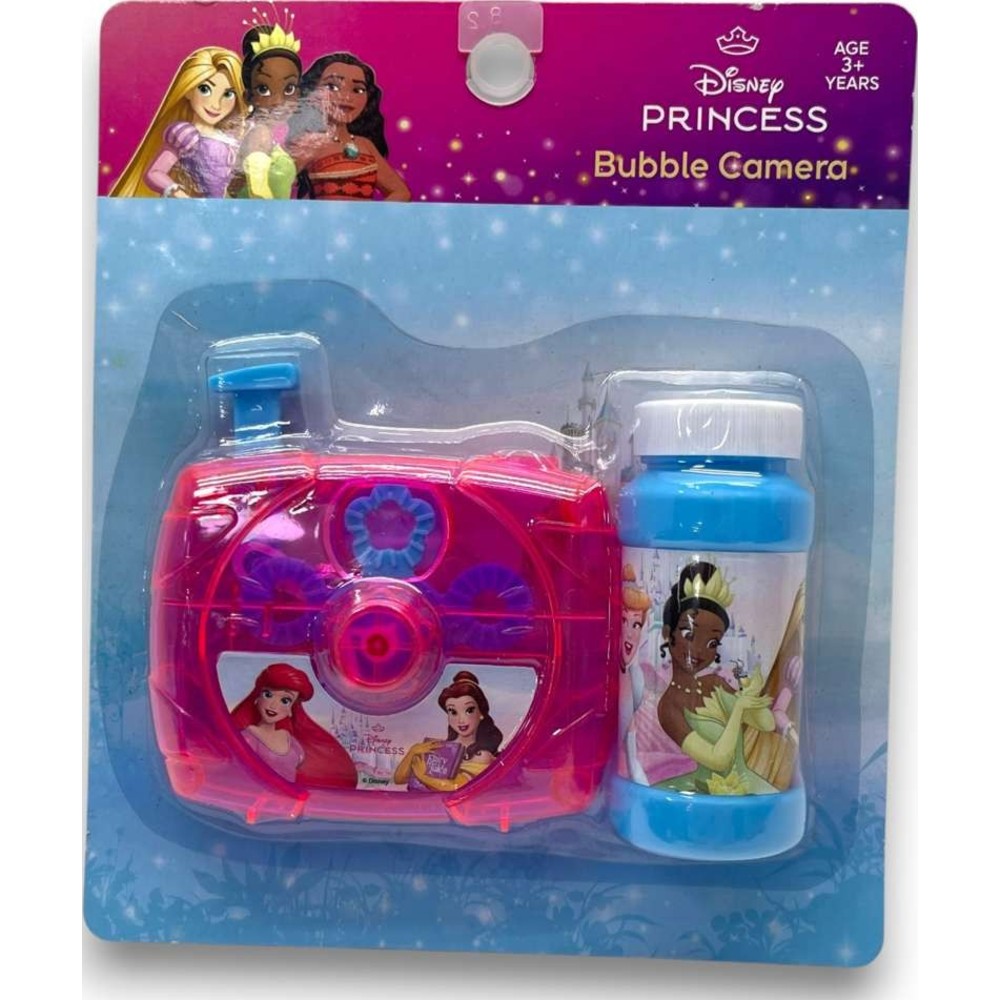 Disney - Princess Bubble Machine With Bubble Solution