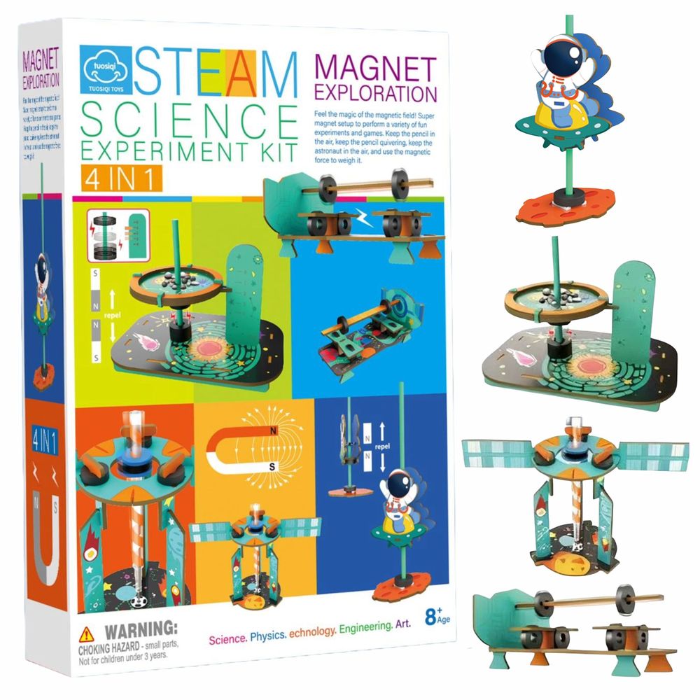 Chanak - 4 In 1 Steam Magnet Exploration DIY Kit - 6 Pcs