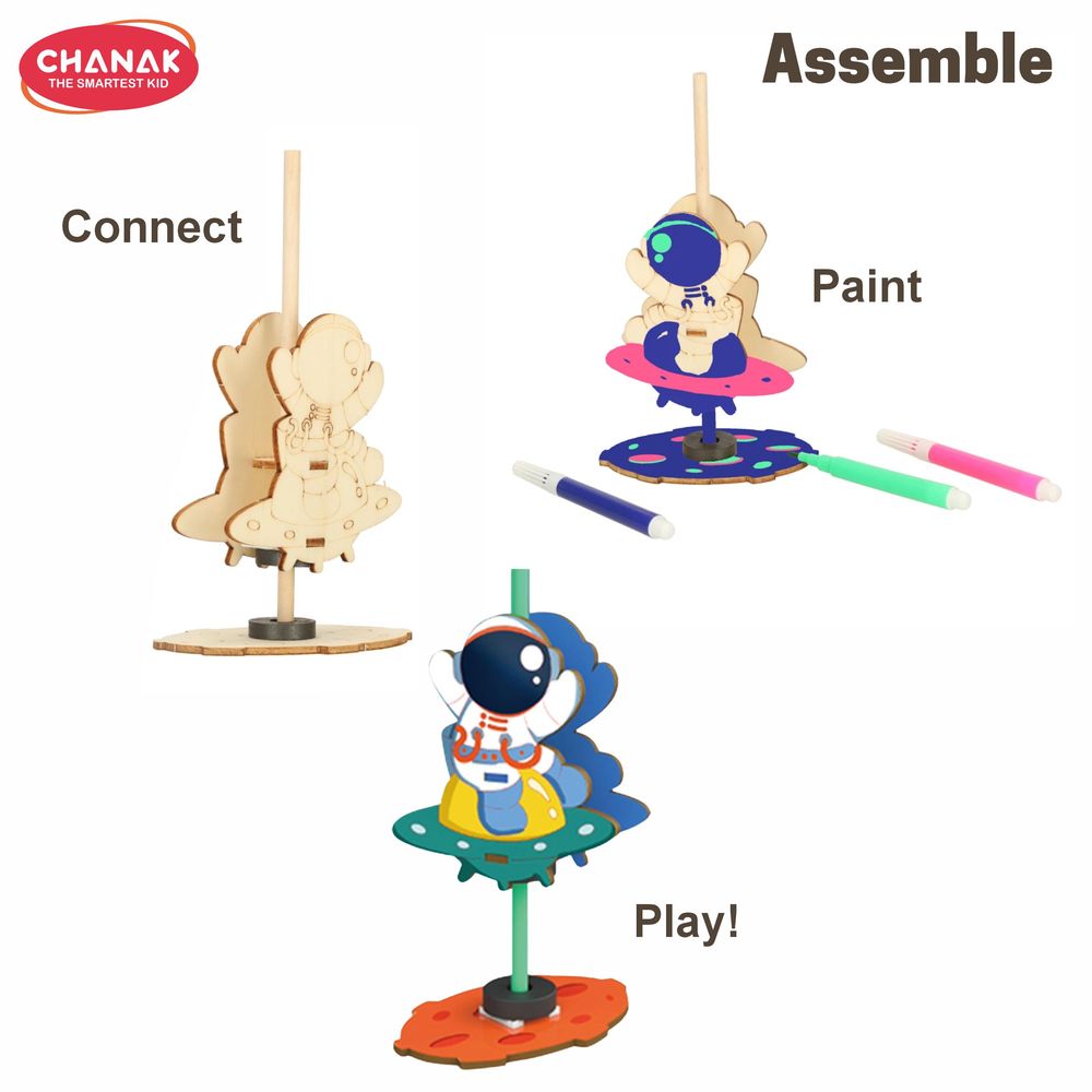 Chanak - 4 In 1 Steam Magnet Exploration DIY Kit - 6 Pcs