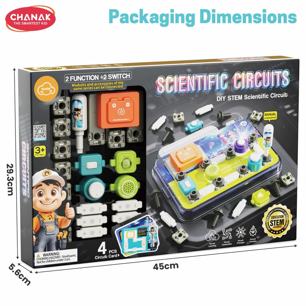 Chanak - Scientific Circuits DIY Steam Kit - 9 Pcs