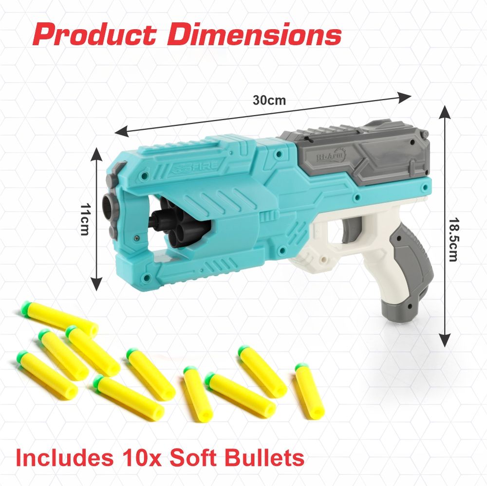 Chanak - High Performance Six Fire Toy Blaster Gun