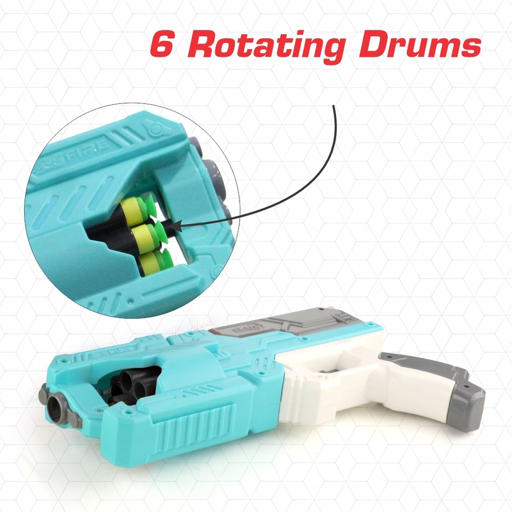 Chanak - High Performance Six Fire Toy Blaster Gun