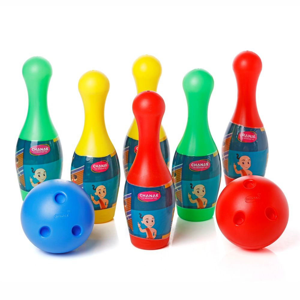 Chanak - Plastic Bowling Game Set - 8 Pcs