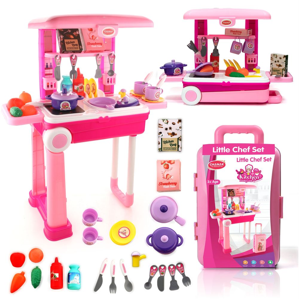 Chanak - Kitchen Suitcase Set On Wheels