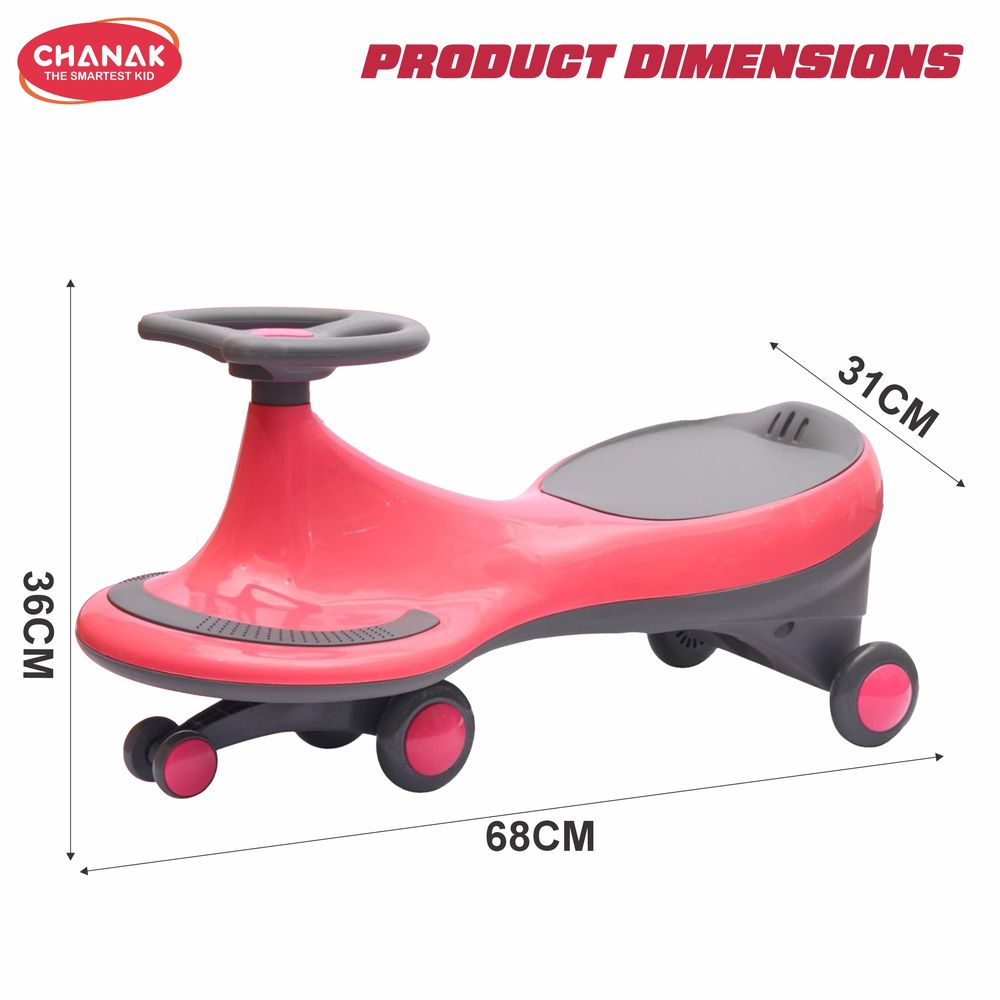 Chanak - Kids Rideon Car With 360 Degree Rotating Wheels