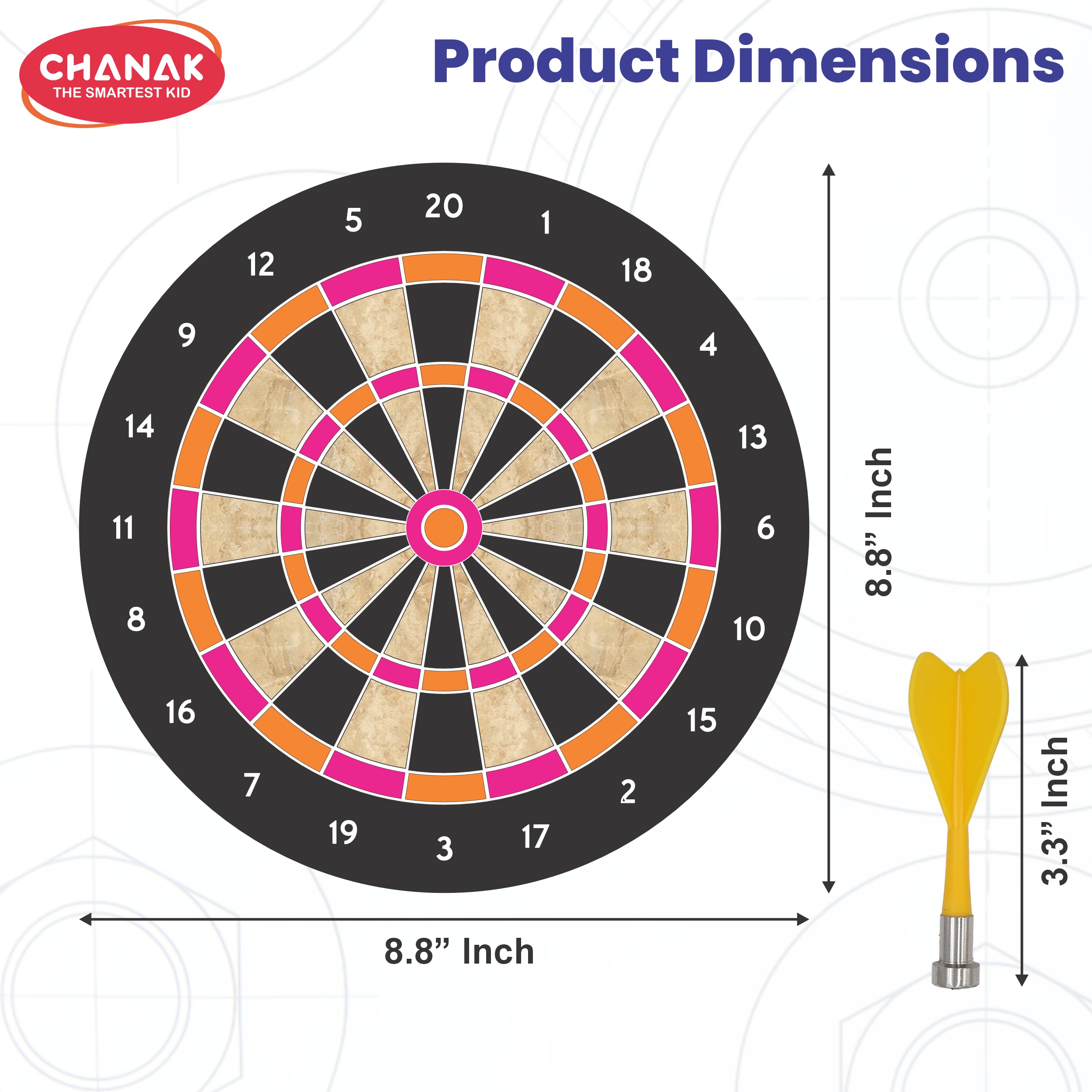Chanak - Magnetic Dart Board