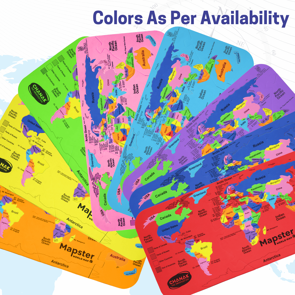 Chanak - Mapsterworld Map Puzzle For Kids