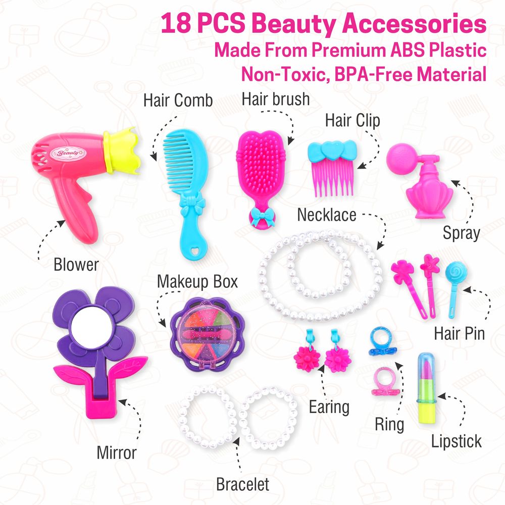 Chanak - Beauty Set Suitcase On Wheel - 24 Pcs