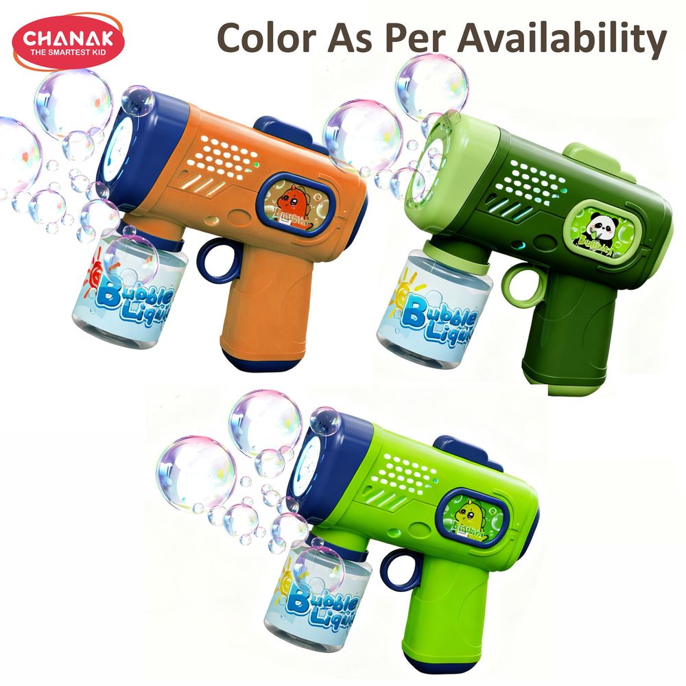 Chanak - Electric Bubble Gun - Color May Vary - 70 ml