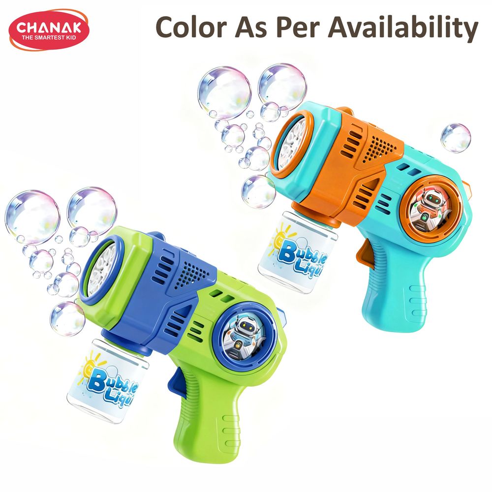 Chanak - Electric Bubble Shooter - Color May Vary - 70 ml