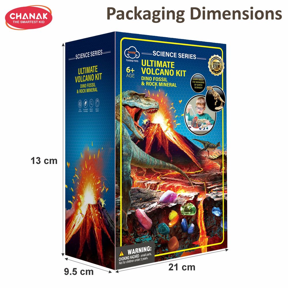 Chanak - Ultimate Volcano Science Kit - 7 Pcs