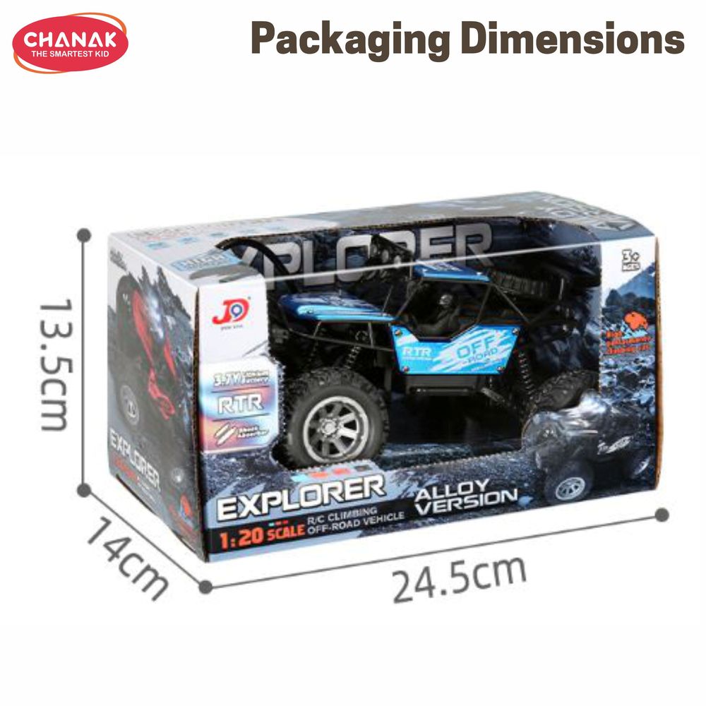 Chanak - Explorer 1:20 Scale Rc Off-road Car - Color May Vary