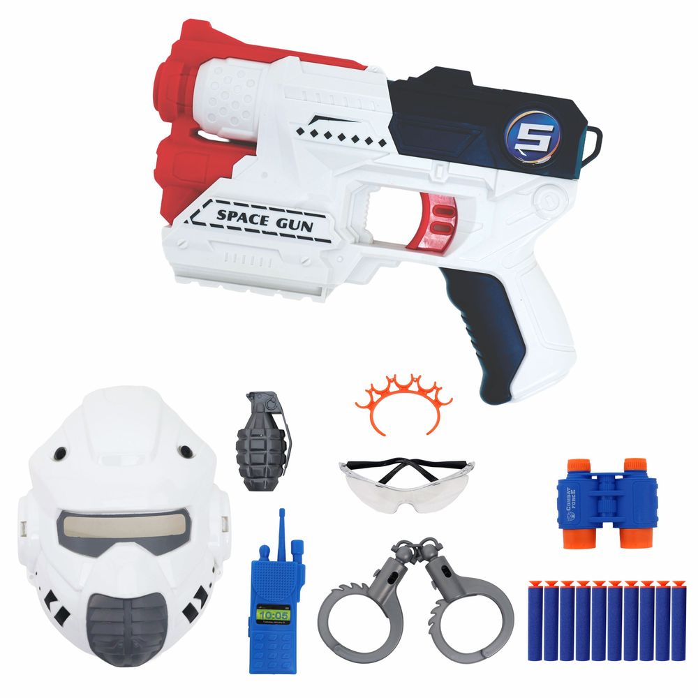 Chanak - 9 In 1 Space Gun Toy Set - 18 Pcs