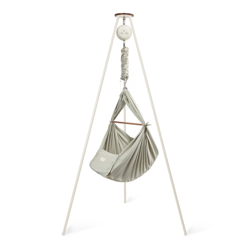 Moonboon - Baby Hammock Bundle With Motor Connect Premium & Tripod Stand - Seagrass