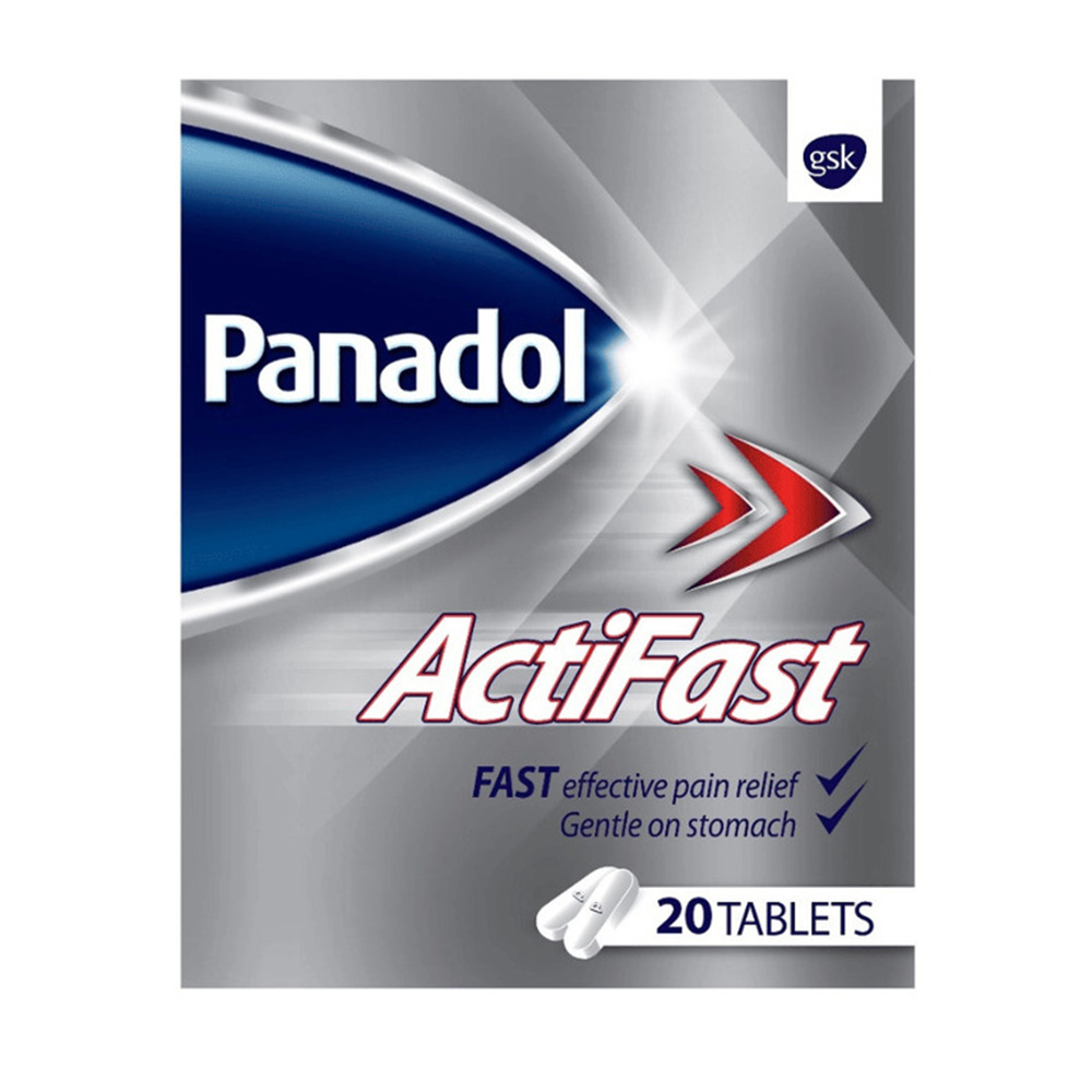 Panadol - Actifast 500 mg Tablets - 20 Count